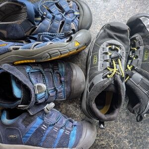 Keen Kids' Blue and Black Outdoor Shoes